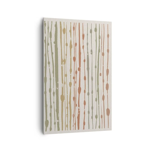 Obraz na plátne - Hudobný záznam farieb - 80x120 cm