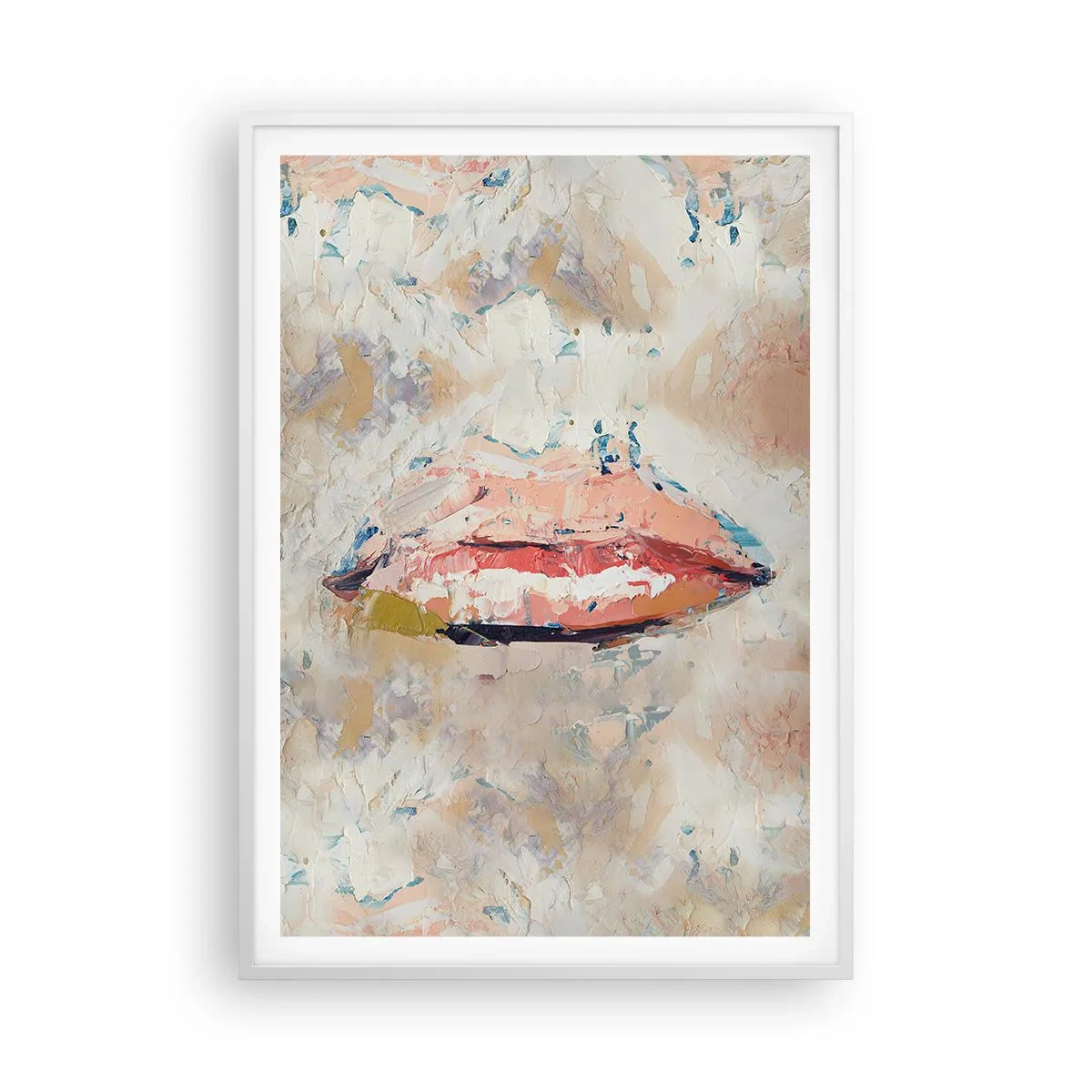 Plagát v bielom ráme - Prebúdza zmysly - 70x100 cm