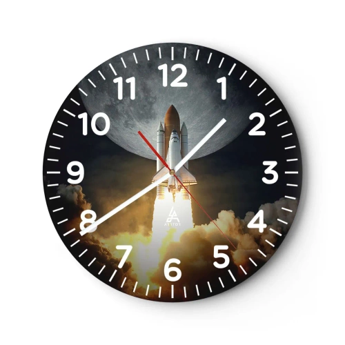 Nástenné hodiny - Začiatok nadprirodzeného dobrodružstva - 30x30 cm