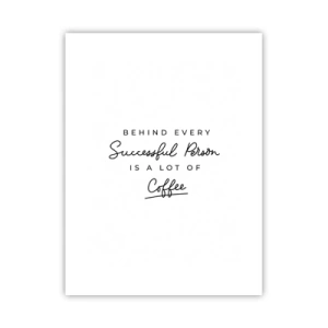 Plagát - Tajomstvo úspechu - 30x40 cm