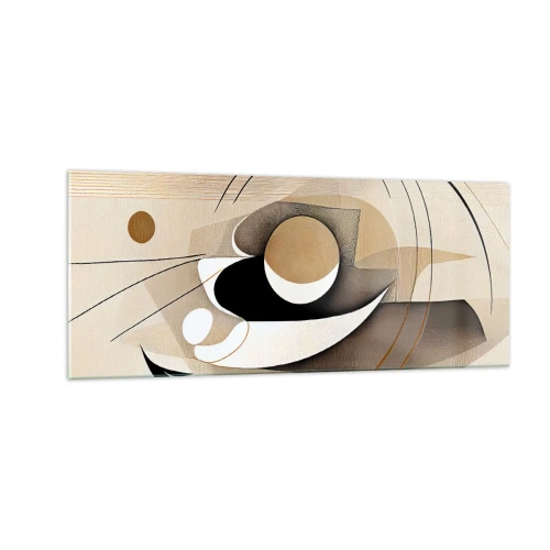 Obraz na skle - Kompozícia: podstata vecí - 100x40 cm