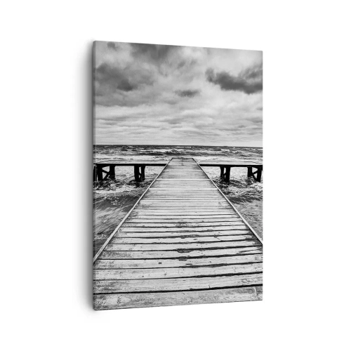 Obraz na plátne - Čakám na vietor, čo rozfúka… - 50x70 cm