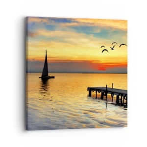 Obraz na plátne - Večerné návraty - 30x30 cm