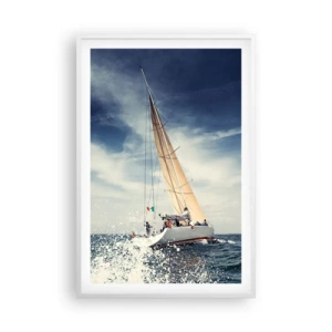 Plagát v bielom ráme - Nás nedobehnú! - 61x91 cm