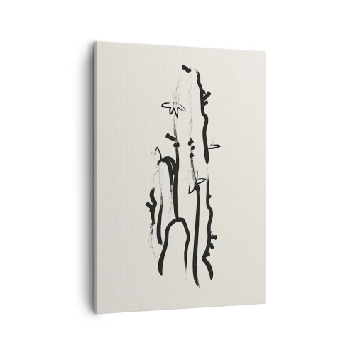 Obraz na plátne - Kvitnúca bylina - 50x70 cm