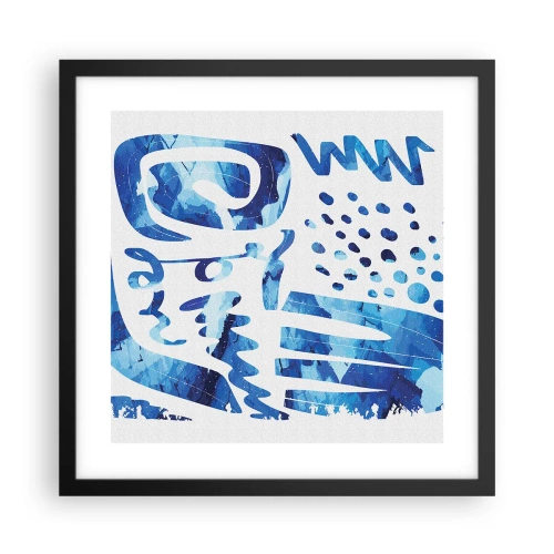 Plagát v čiernom ráme - Späť ku koreňom - 40x40 cm