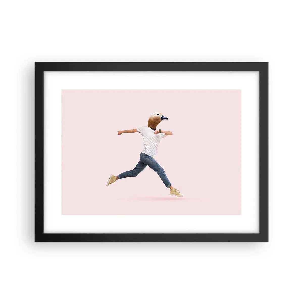 Plagát v čiernom ráme - Štipka absurdity - 40x30 cm