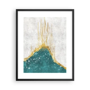 Plagát v čiernom ráme - Zlatý príliv - 40x50 cm