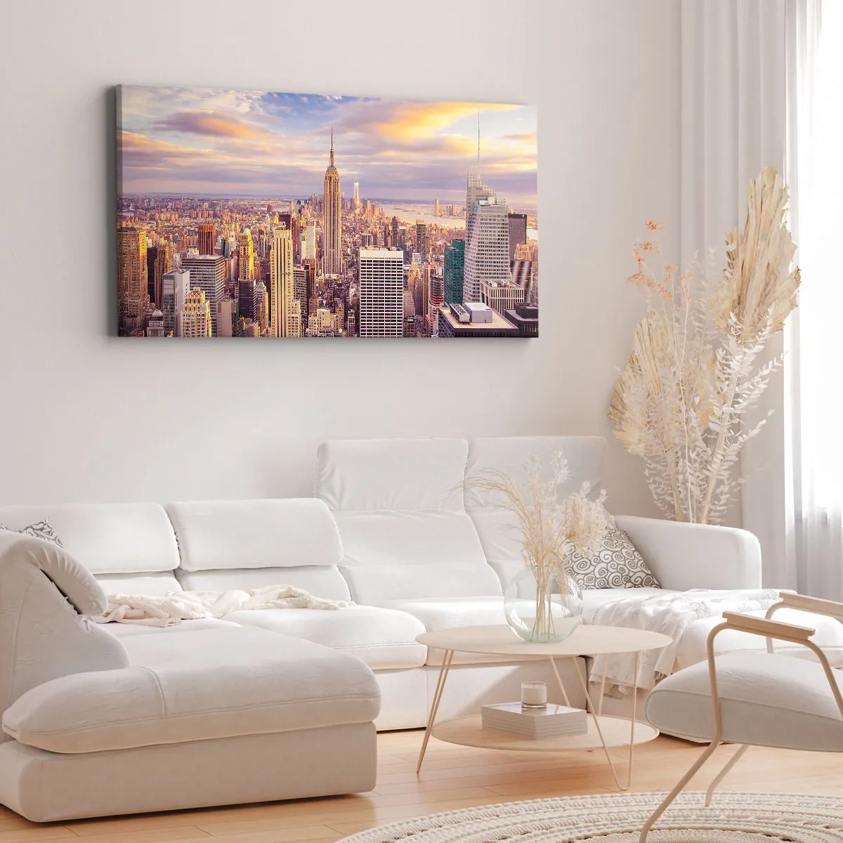 Obraz na plátne - Dosiahnuť samotné oblaky - 100x40 cm