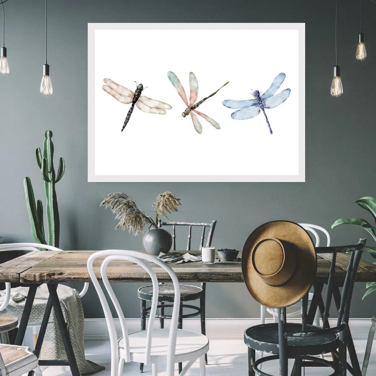 Plagát - Beztiažové vážky - 100x70 cm