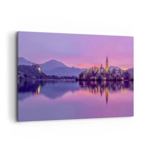Obraz na plátne - Rozprávkový ostrov za súmraku  - 100x70 cm