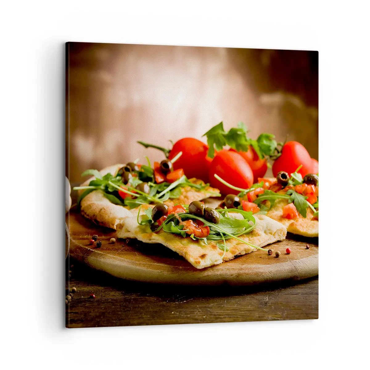 Obraz na plátne - Priamo z pece a zo záhrady - 50x50 cm