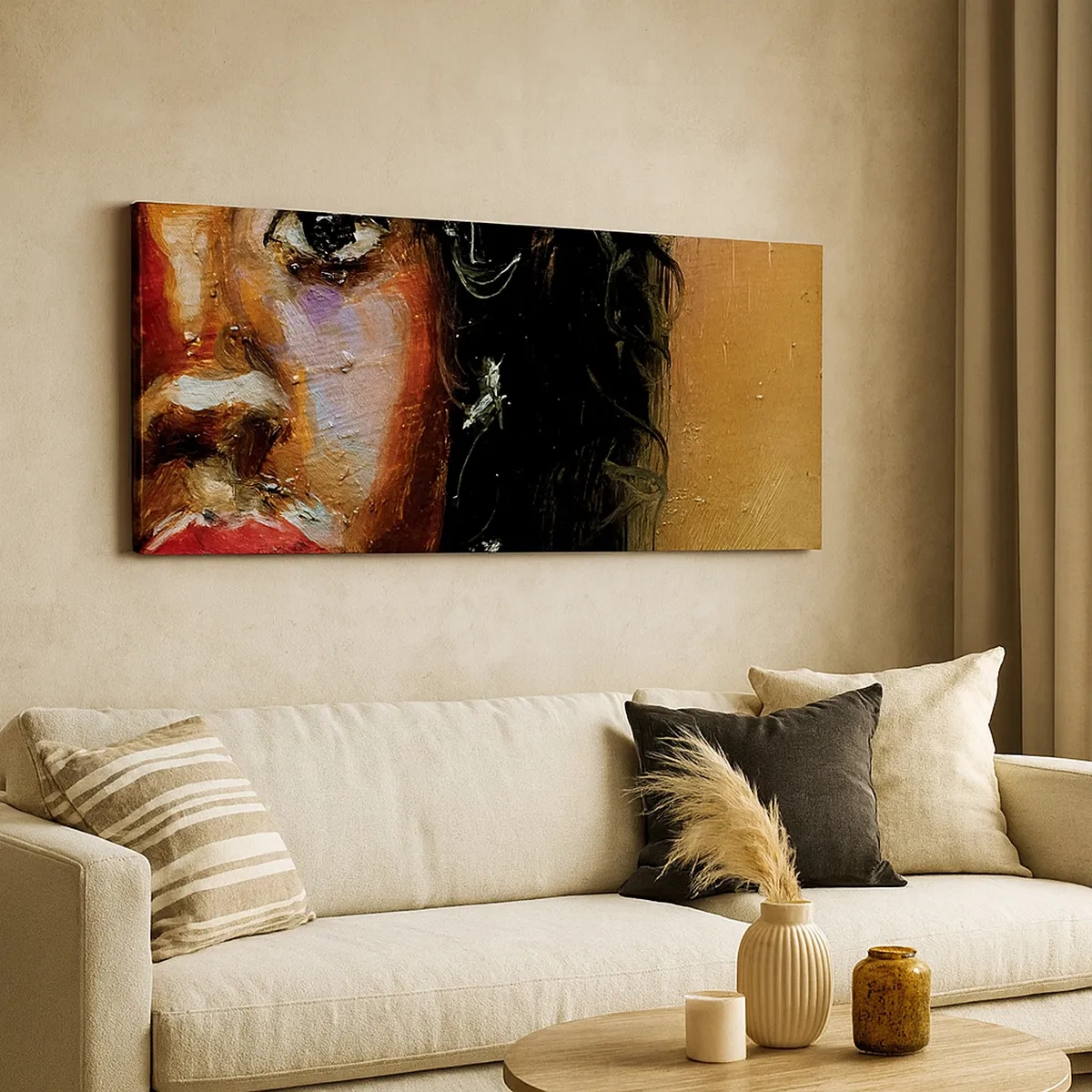 Obraz na plátne - Čierna a jas - 30x30 cm