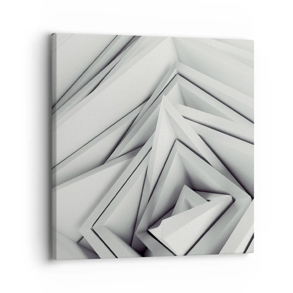Obraz na plátne - Symfónia ostrých uhlov - 30x30 cm