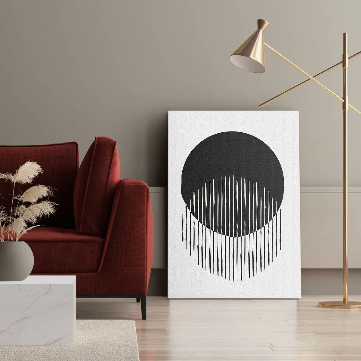 Obraz na plátne - Jeho alter ego - 55x100 cm