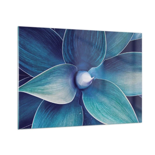 Obraz na skle - Modrastý od neba - 100x70 cm