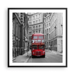 Plagát v čiernom ráme - Všednosť nemusí byť šedá - 60x60 cm