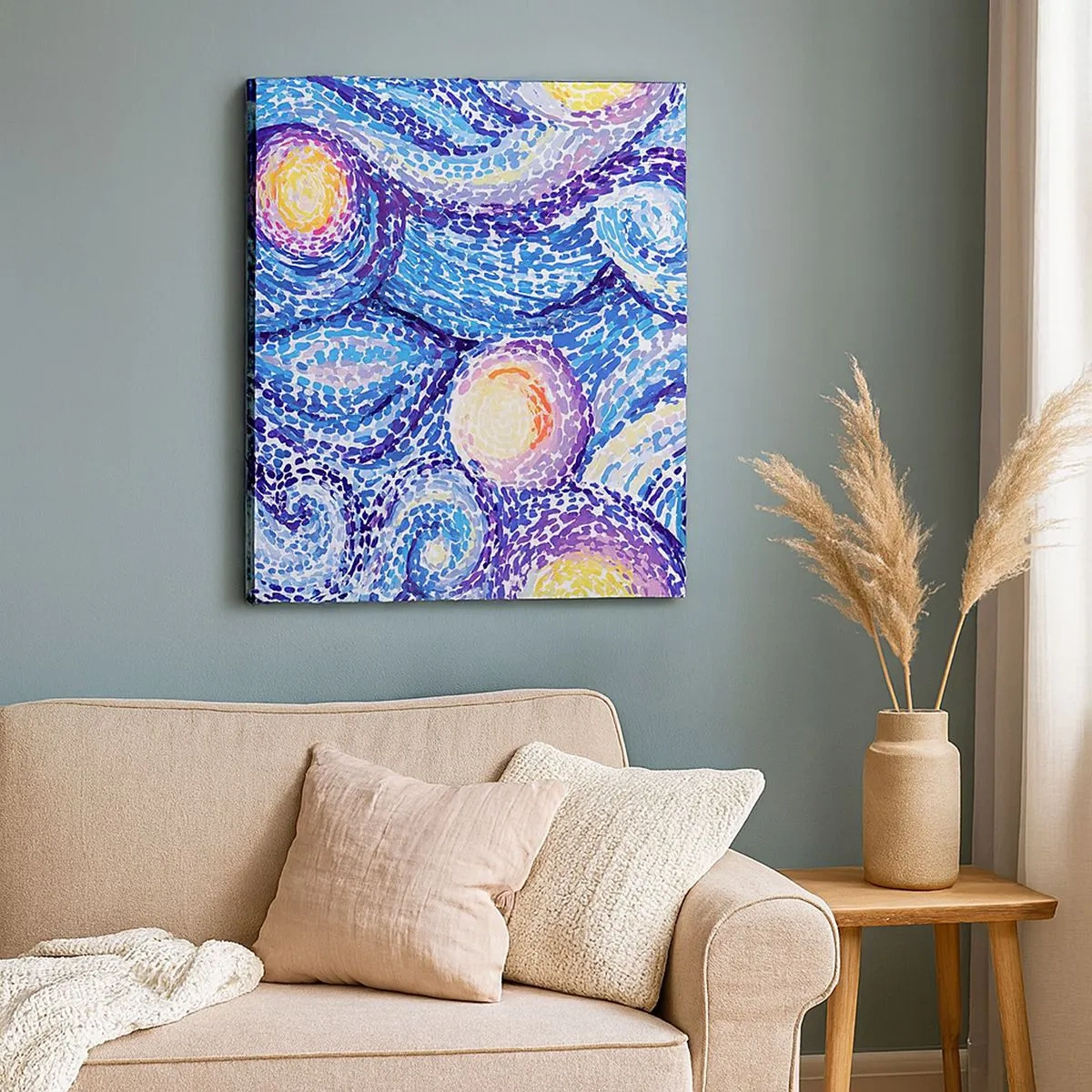 Obraz na plátne - Z obrazu van Gogha - 30x30 cm