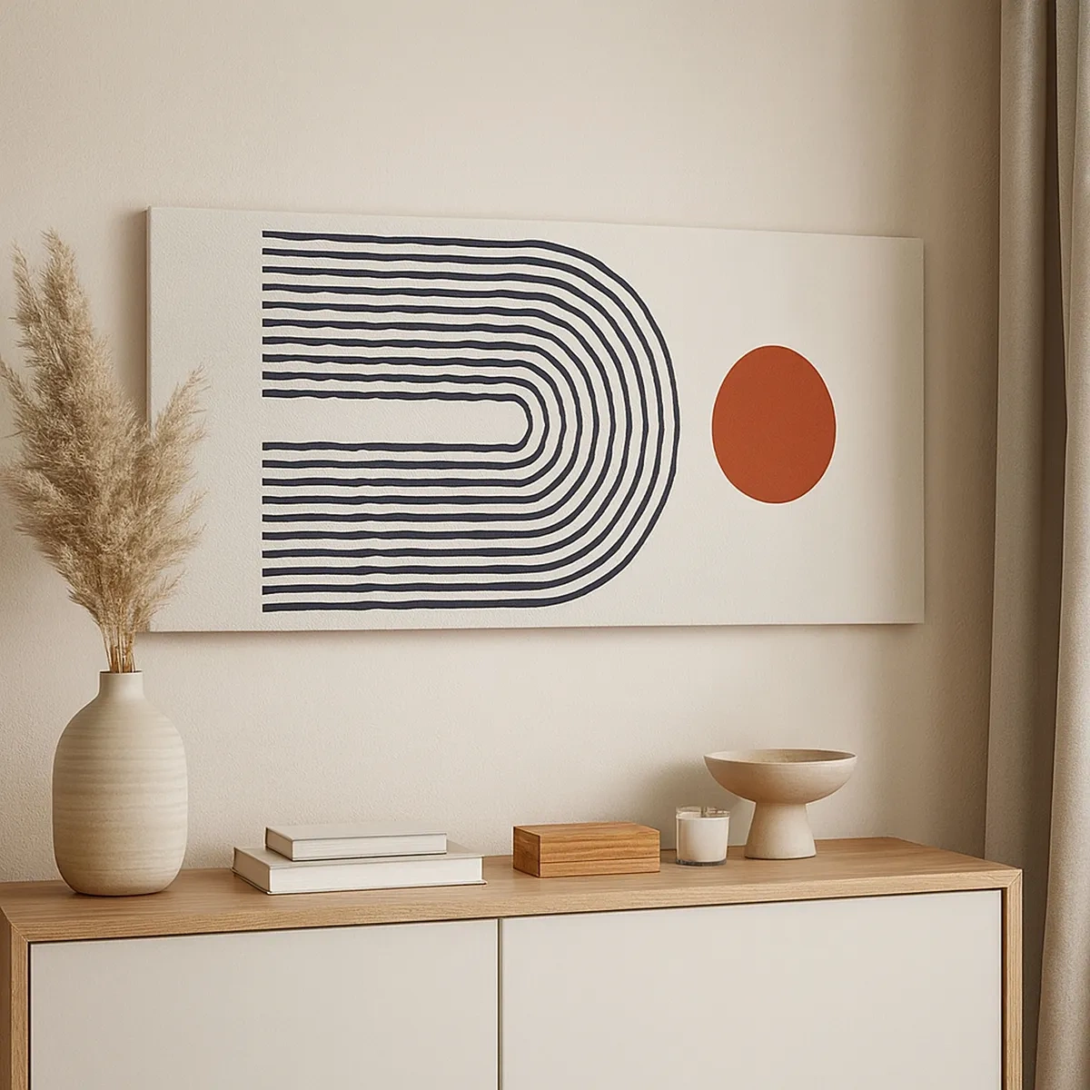 Obraz na plátne - Magnetizmus tvarov a farieb - 30x30 cm