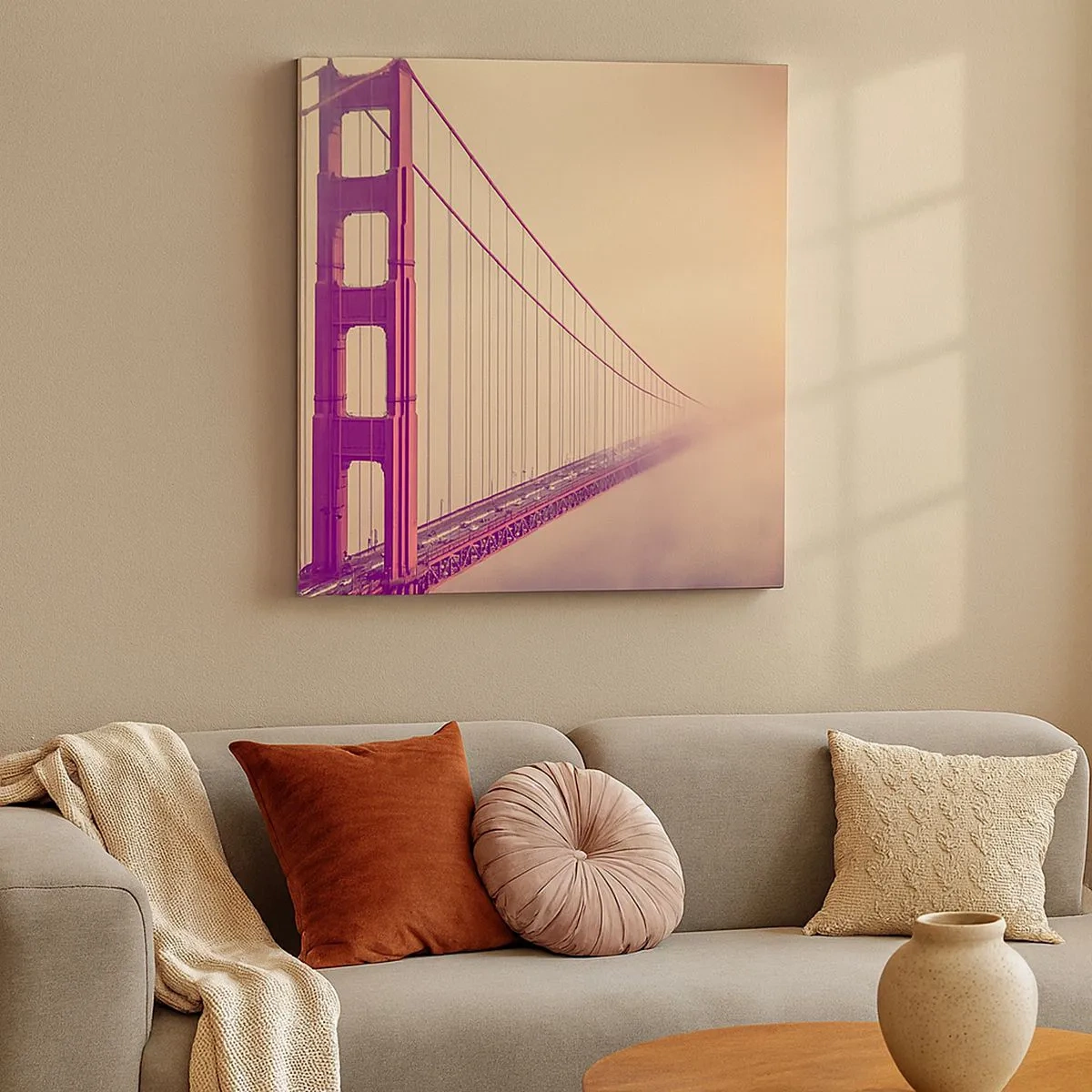 Obraz na plátne - Medzi nebom a zemou - 30x30 cm