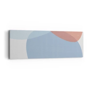 Obraz na plátne - Pastelové vzťahy - 90x30 cm