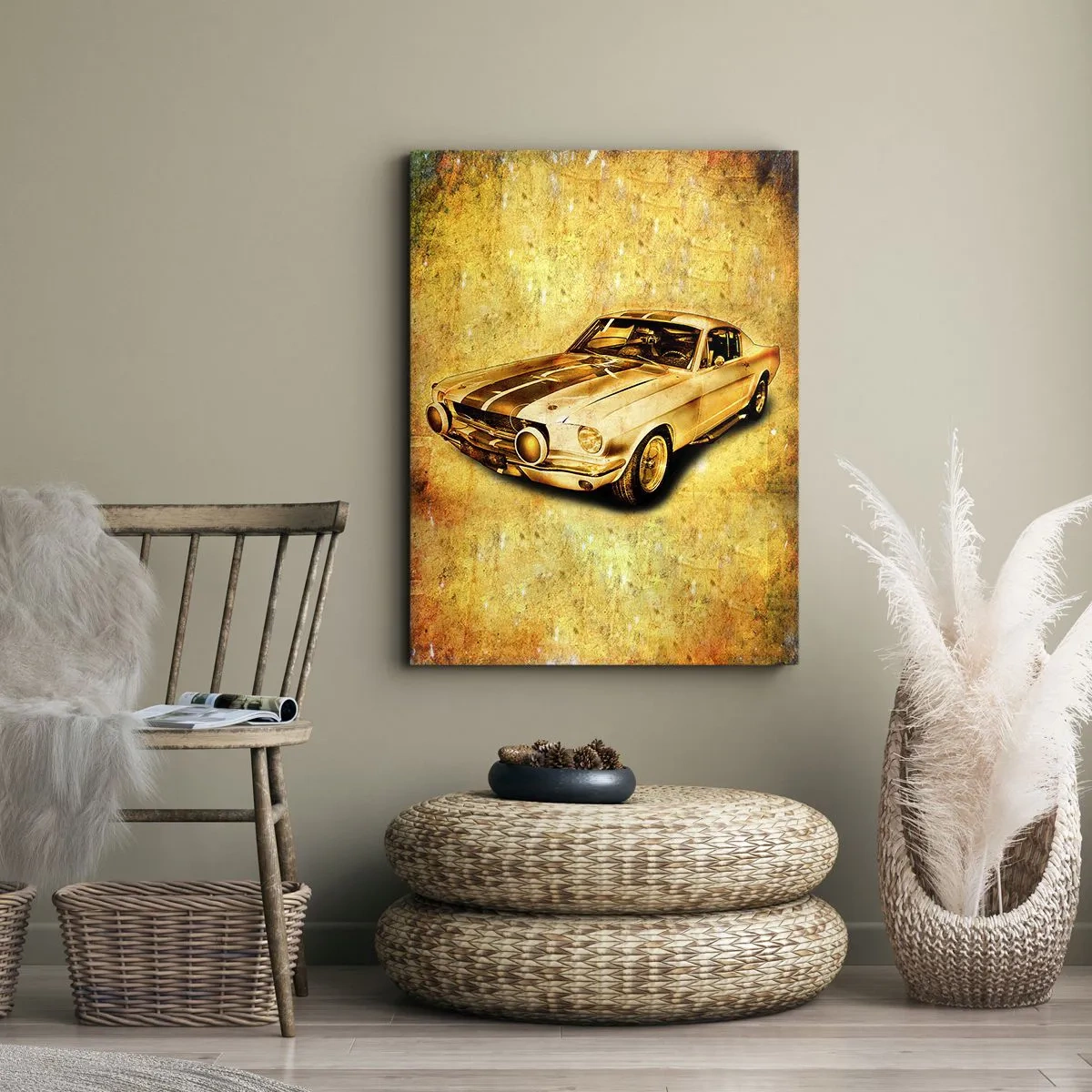 Obraz na plátne - Šialené 70. roky - 55x100 cm