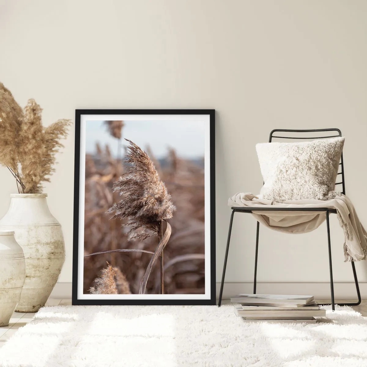 Plagát v čiernom ráme - Čas odletieť s vetrom - 70x100 cm