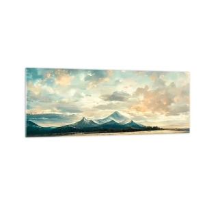 Obraz na skle - Pod ochranou neba - 140x50 cm