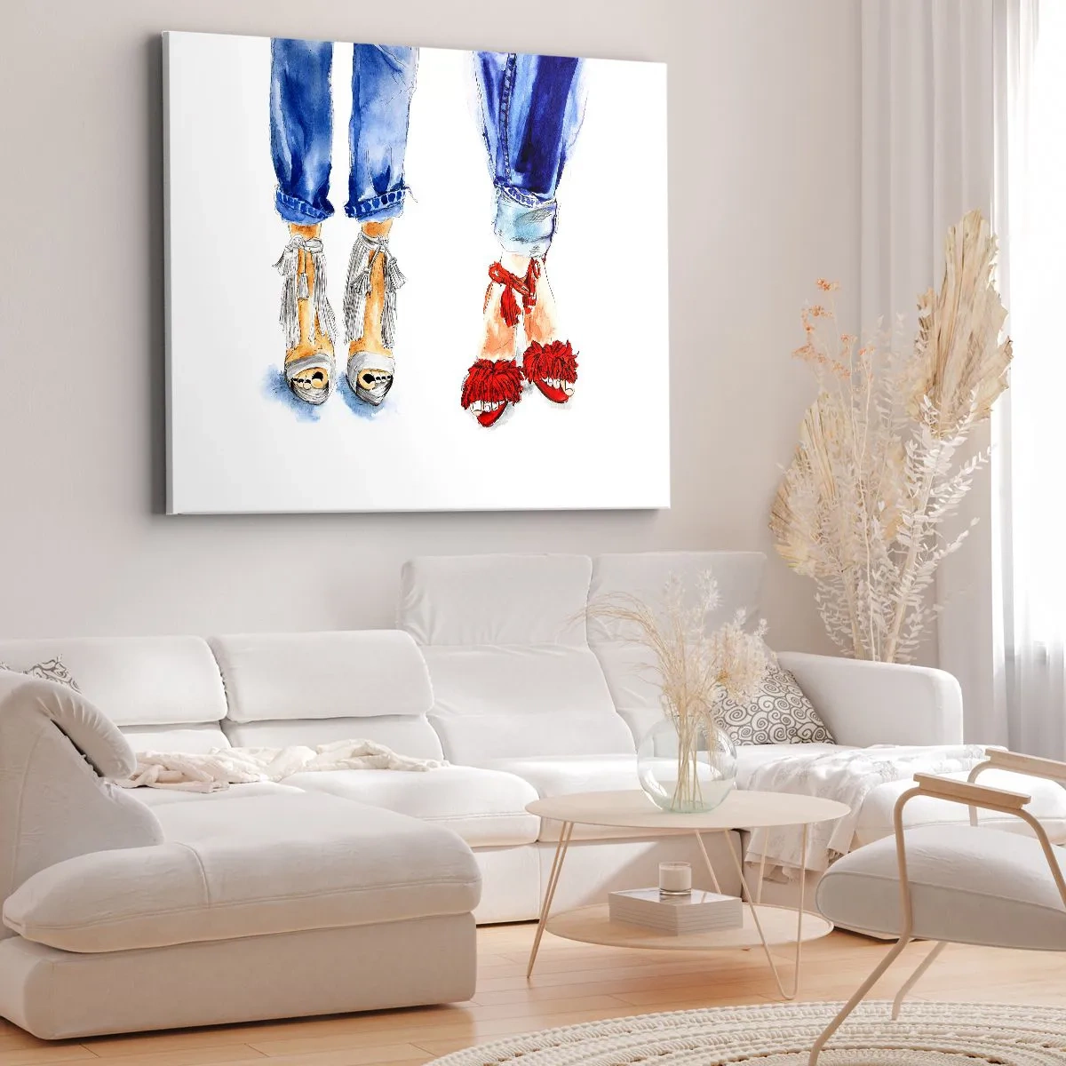 Obraz na plátne - Možno by sme sa vydali na prechádzku? - 100x70 cm