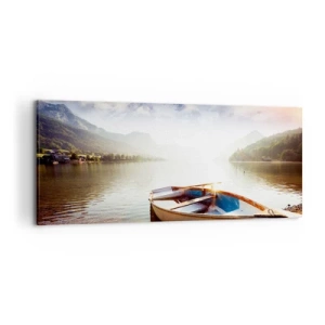 Obraz na plátne - Pri veľkej a čistej vode - 120x50 cm