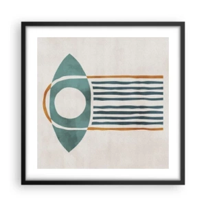 Plagát v čiernom ráme - Znaky a rituály - 50x50 cm