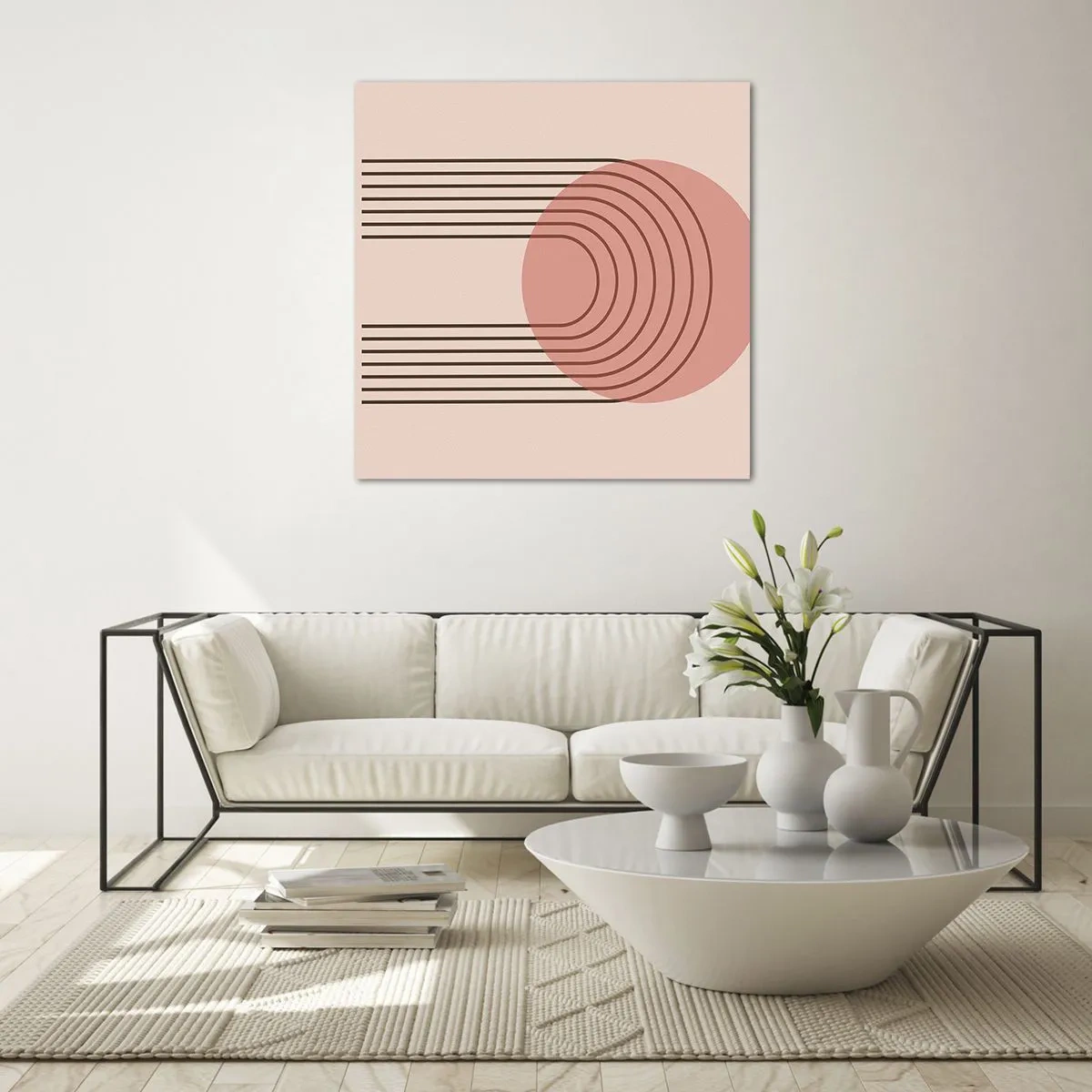 Obraz na skle - Neodolateľná príťažlivosť - 60x60 cm