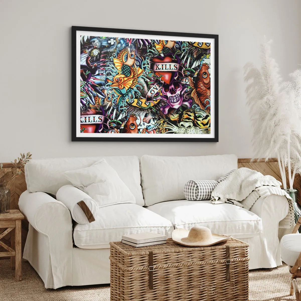 Plagát v čiernom ráme - Sen tatéra - 70x50 cm