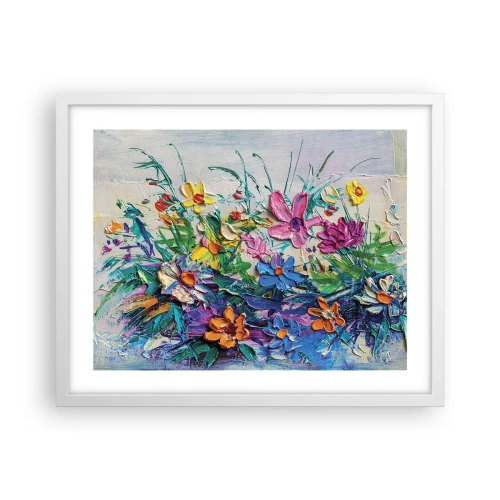 Plagát v bielom ráme - Vôbec nie zátišie - 50x40 cm