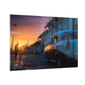 Obraz na skle - Tu spomaľuje čas - 100x70 cm