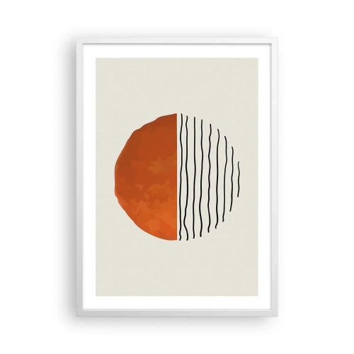 Plagát v bielom ráme - V japonskej atmosfére - 50x70 cm