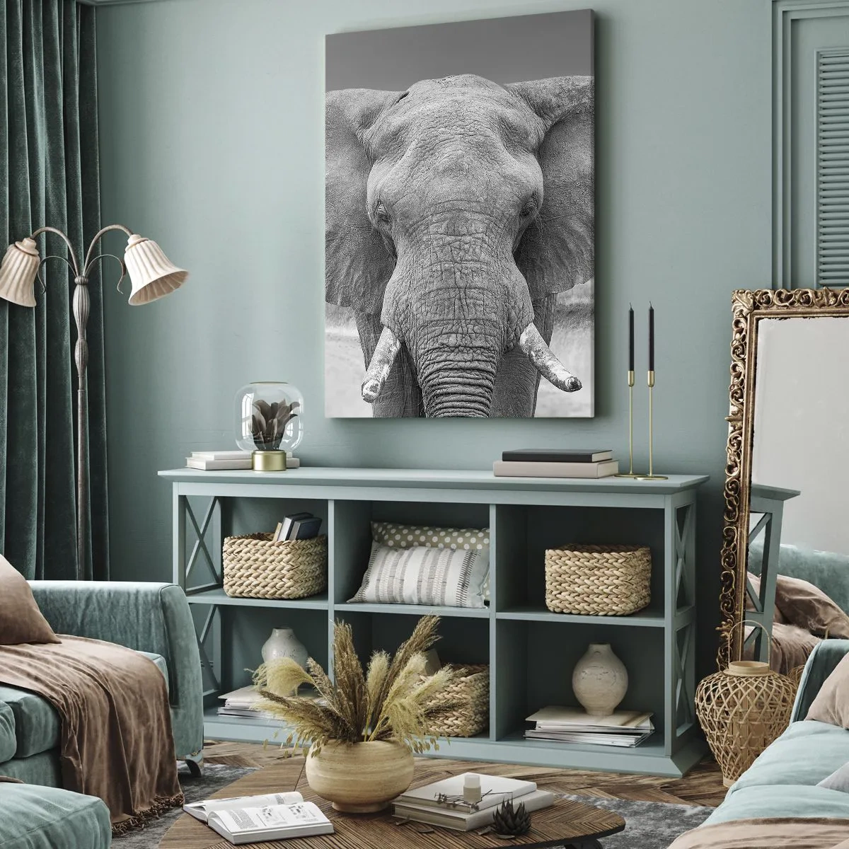 Obraz na plátne - Vitajte v mojom svete - 55x100 cm