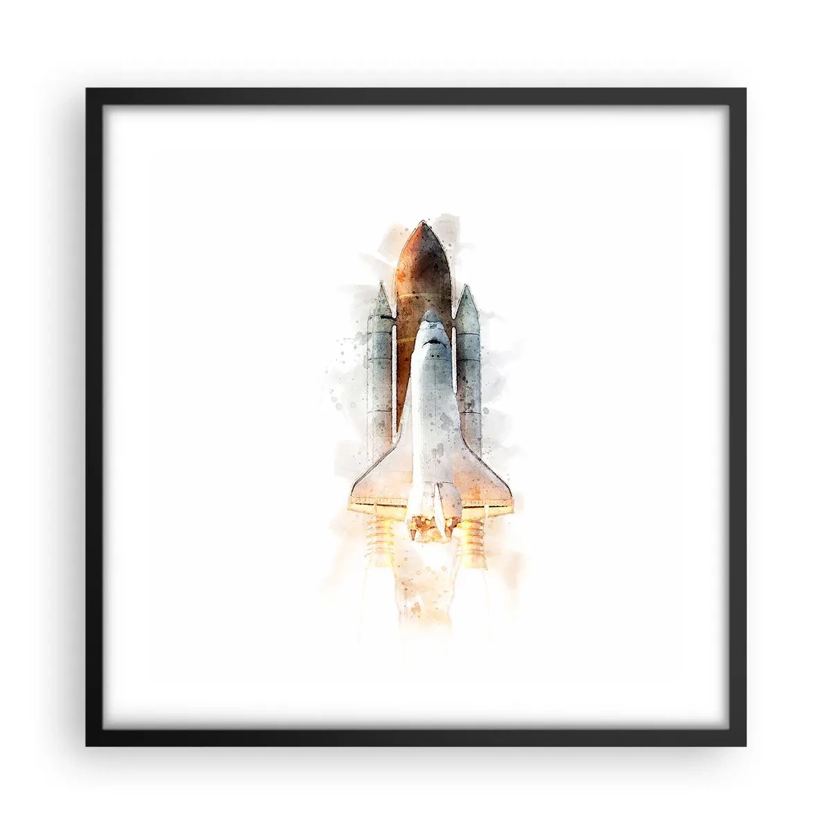 Plagát v čiernom ráme - Prieskumníci do toho - 50x50 cm