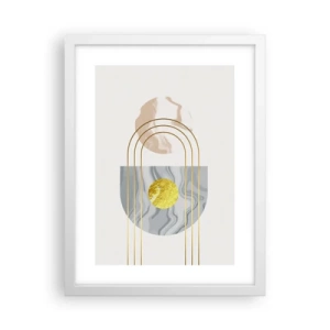 Plagát v bielom ráme - Jas a žiarivosť - 30x40 cm