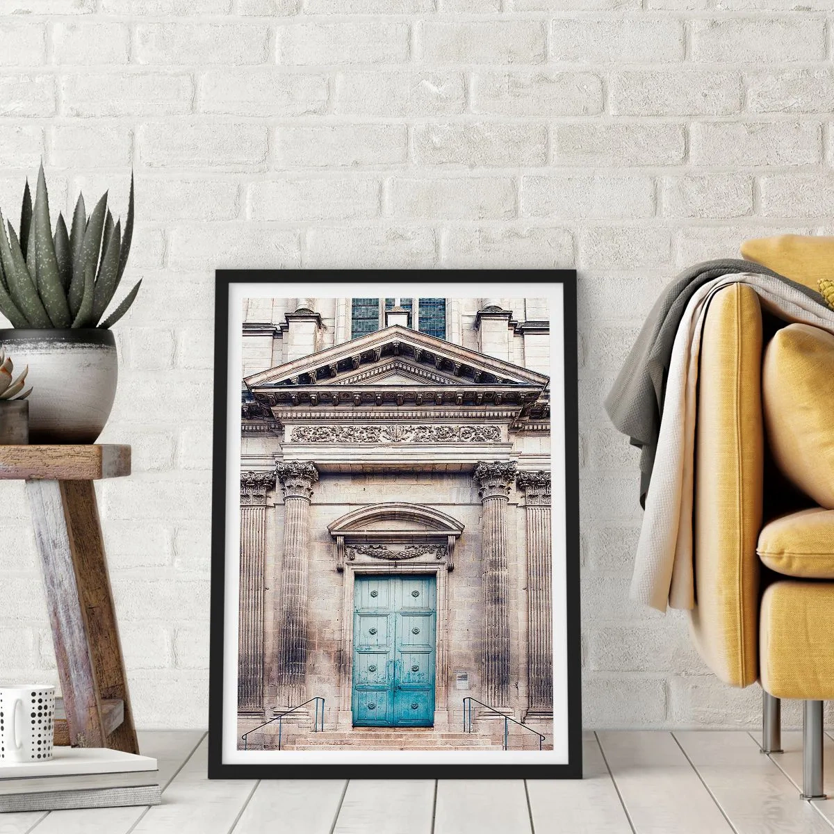 Plagát v čiernom ráme - Brána do duchovného sveta - 50x70cm - Brána do duchovného sveta - Moderná nástenná dekorácia do obývacej izby a spálne ARTTOR
