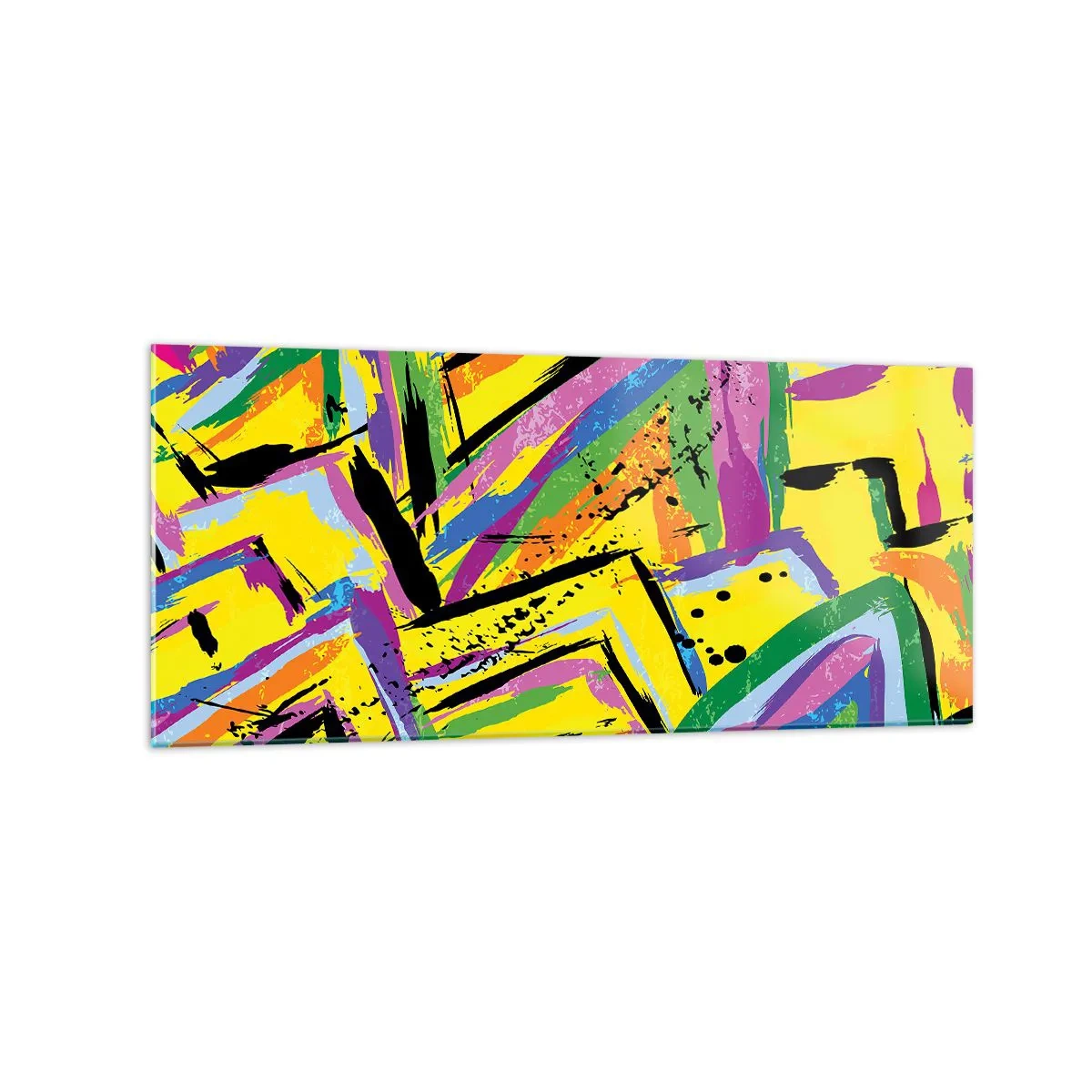 Obraz na skle - Až kričí radosťou - 120x50 cm