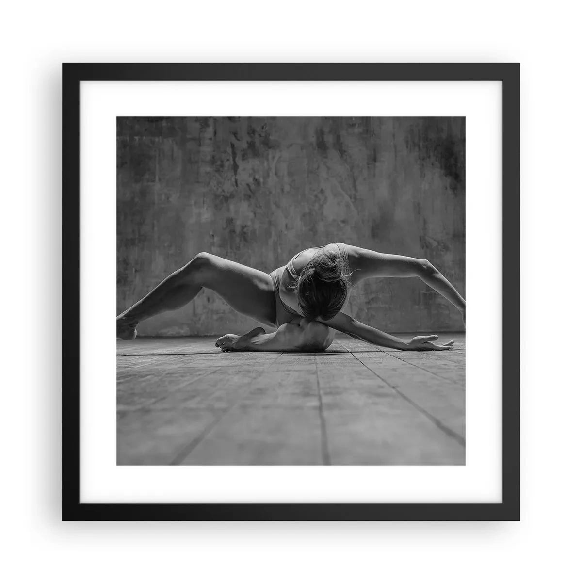 Plagát v čiernom ráme - Nájdená symetria - 40x40 cm