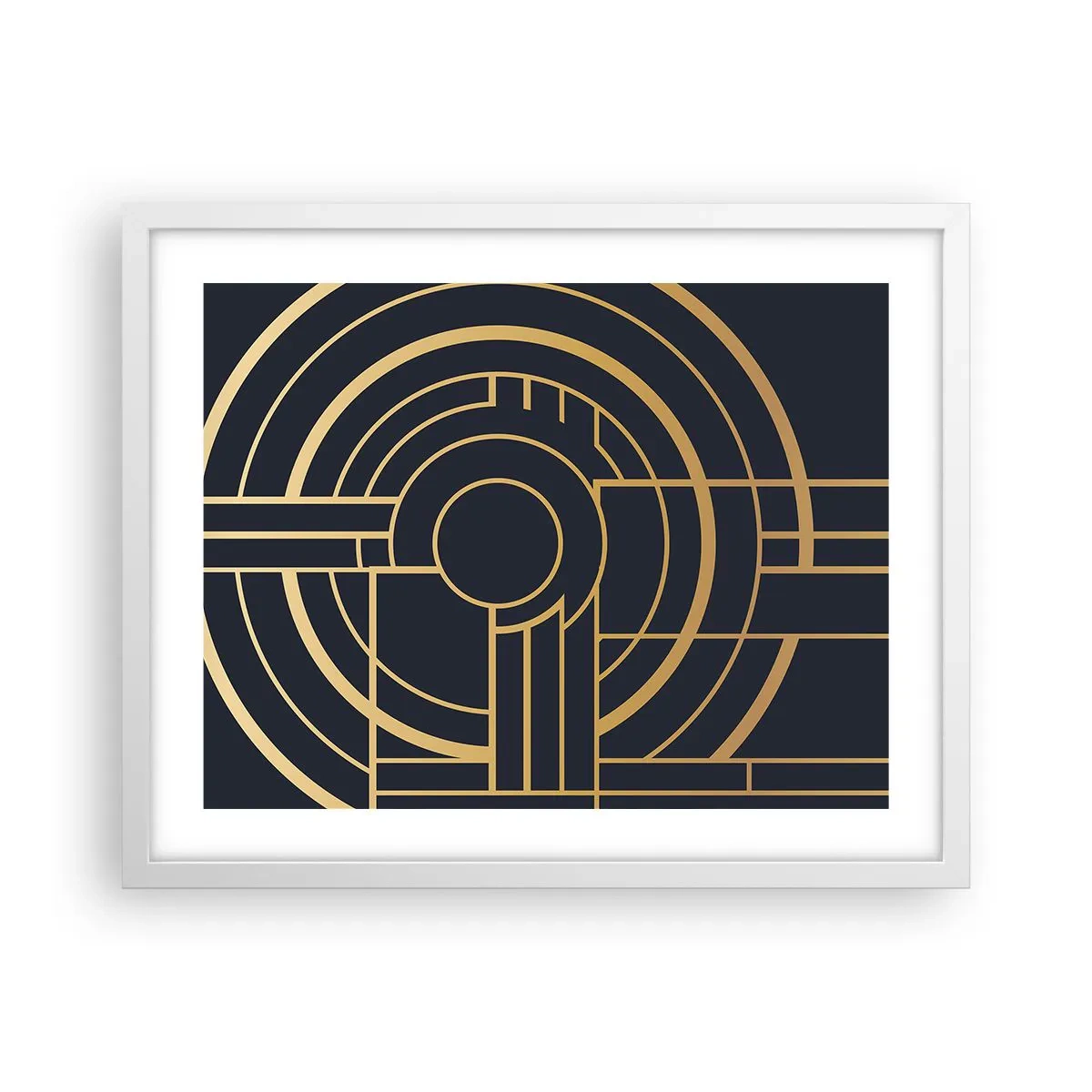 Plagát v bielom ráme - Obraty udalosti - 50x40 cm