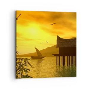 Obraz na plátne - Vytúžený pokoj - 70x70 cm