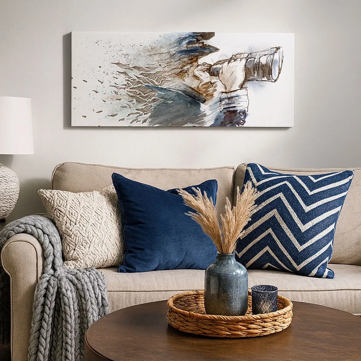 Obraz na plátne - Desať na Beaufortovej stupnici! - 100x40 cm