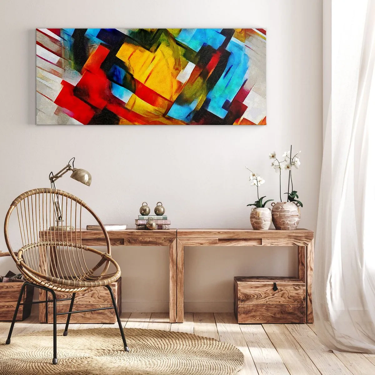 Obraz na plátne - Viacfarebný mix - 100x40 cm