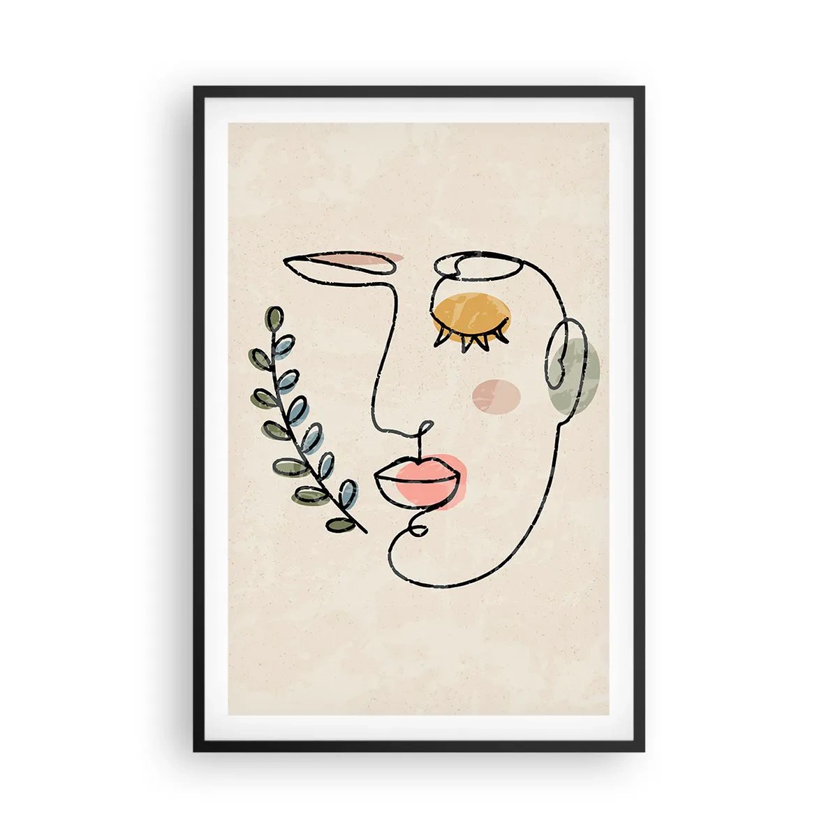 Plagát v čiernom ráme - Nájdený pokoj - 61x91 cm