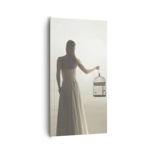 Obraz na plátne - Buď slobodná - 65x120 cm