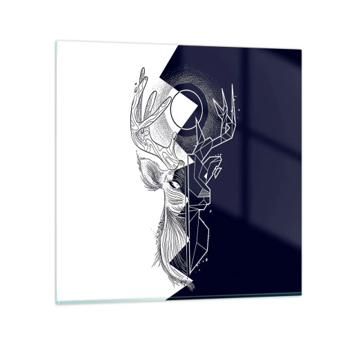 Obraz na skle - Boj a jednota opakov - 30x30 cm