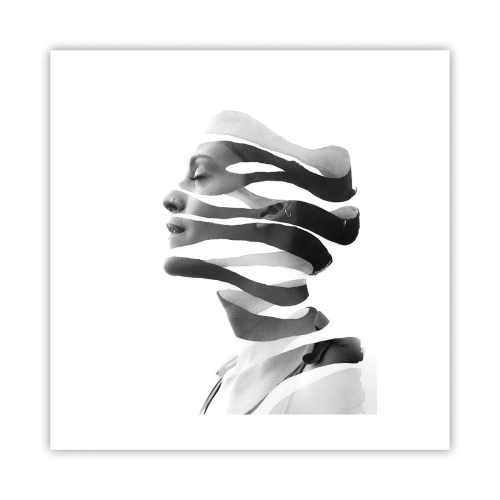 Plagát - Surrealistický portrét - 40x40 cm